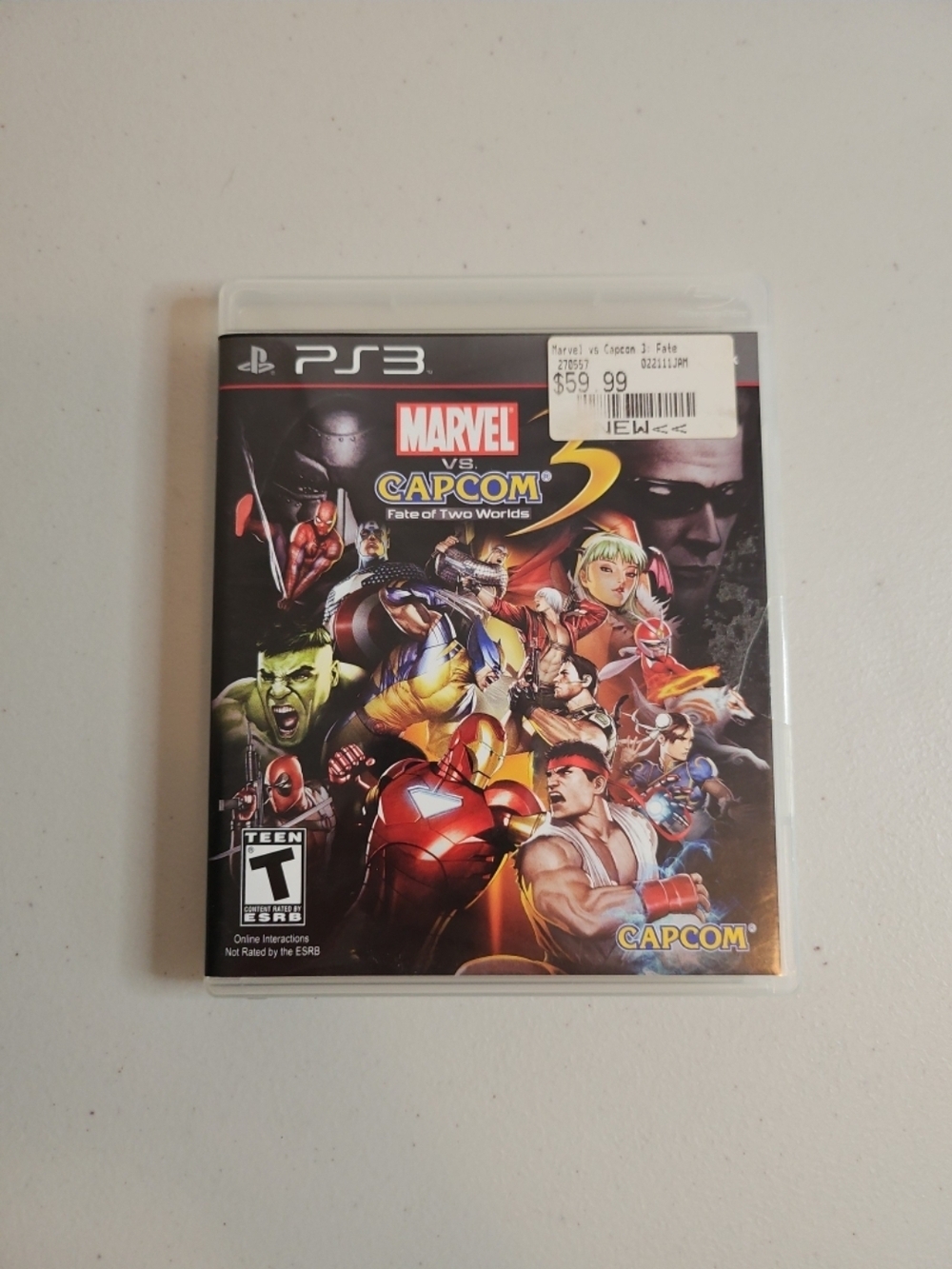 Marvel vs Capcom Fates of Two Worlds Playstation 3 Game